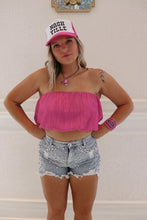 Load image into Gallery viewer, Bubble Pink Strapless Top