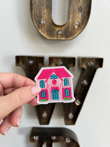 Pink Barbie House Patch