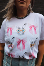 Load image into Gallery viewer, Bows &amp; Bunnies T-Shirt