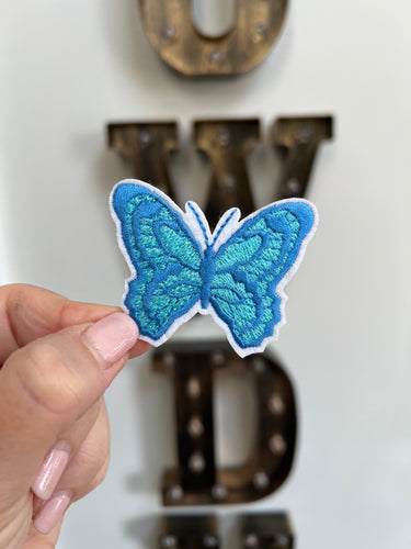 Blue Butterfly Patch
