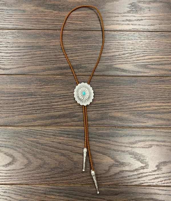 Bolo Leather Necklace