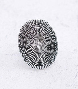 Silver Concho Ring