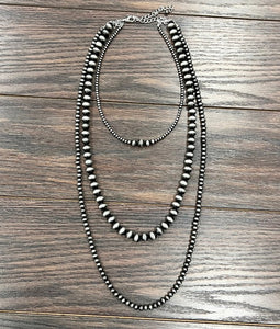 Navajo Pearl 3 Strand Necklace