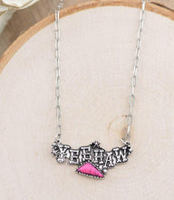 Load image into Gallery viewer, Yeehaw Pink Necklace