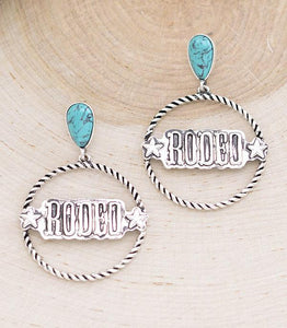 Rodeo Turquoise Drop Earrings