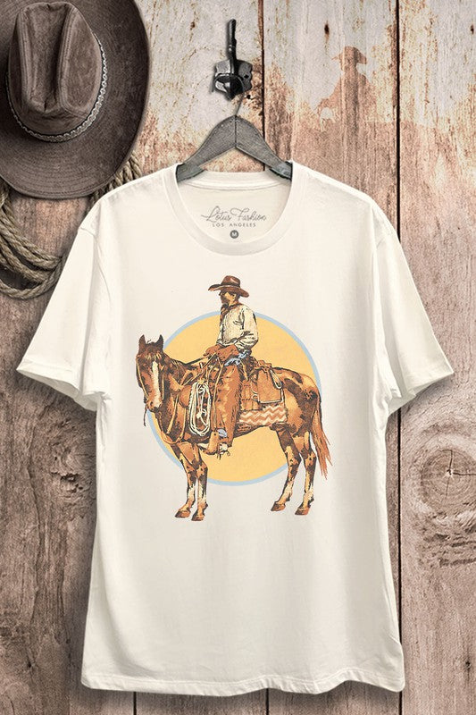 Cowboy at Sunset T-Shirt