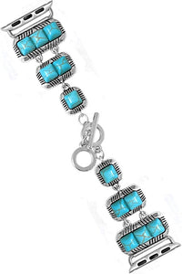 Turquoise Chain Link Watch Band