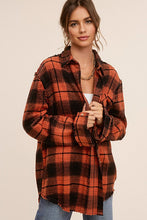 Load image into Gallery viewer, Warm Orange Plaid Shirt