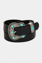 Load image into Gallery viewer, Turquoise Buckle Belt