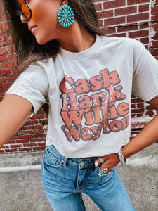 Cash, Hank, Willie, Waylon T-Shirt