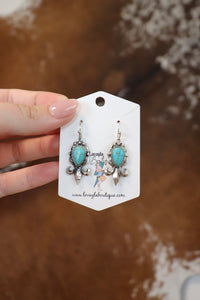Classy Turquoise Drop Earrings