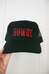 Howdy Embroidered Hat