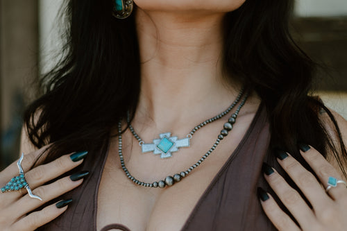 Aztec Pendant Necklace