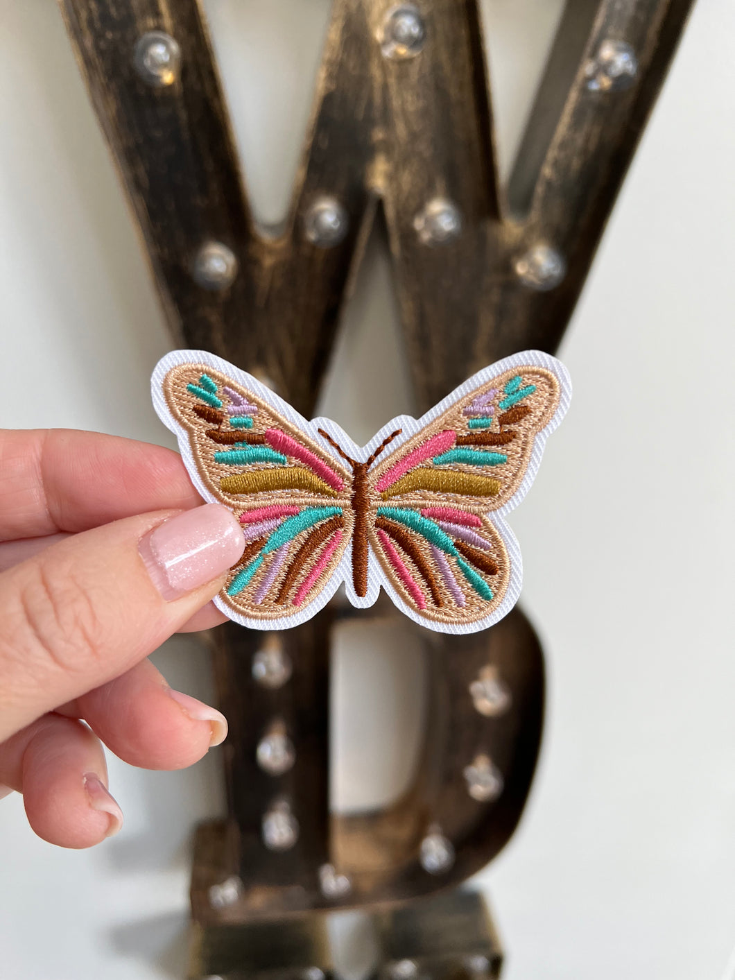 Neutral Butterfly Patch