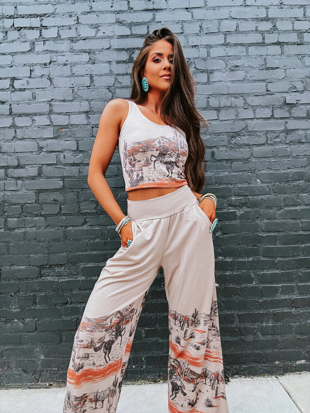 Desert Cowboy Lounge Pant Set