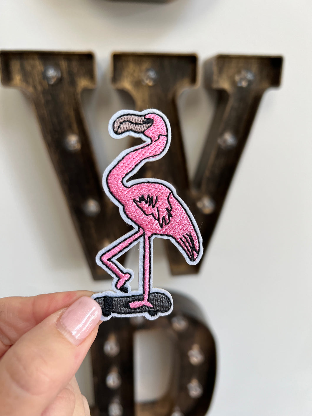 Pink Flamingo Patch