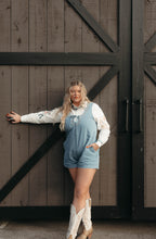 Load image into Gallery viewer, Savannah Denim Romper