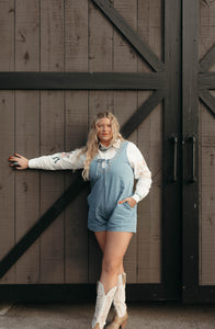 Savannah Denim Romper