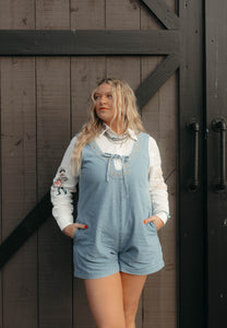 Savannah Denim Romper