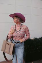 Load image into Gallery viewer, Pink Cowgirl Mesh Long Sleeve