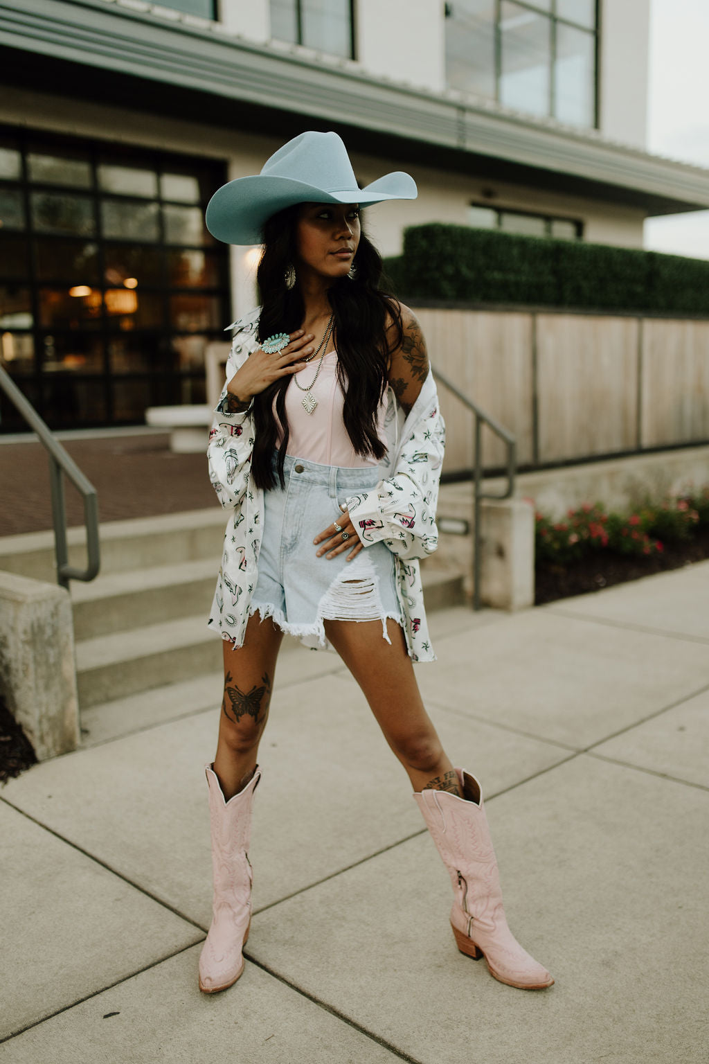Pearly Pink Corset Top