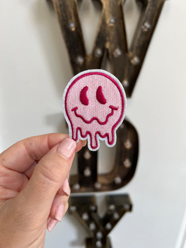 Drip Smiley Face Patch