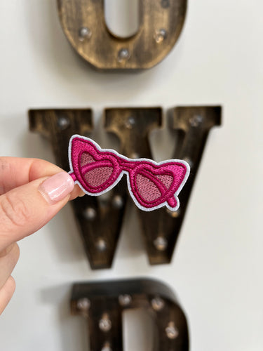 Heart Glasses Patch