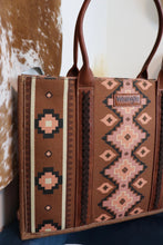 Load image into Gallery viewer, Wrangler Southwestern Tote Bag (Brown)