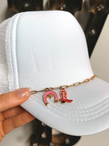 Western Gold Hat Chain