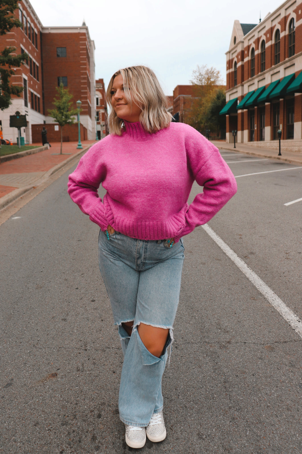 Hot Pink Lola Sweater