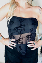 Load image into Gallery viewer, Rodeo Mesh Strapless Top