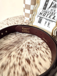 Leather Concho Ariat Belt
