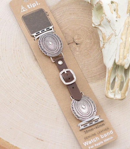Tipi Silver Apple Watch Band
