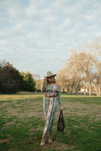 Green Serape Skirt Set