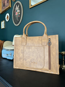 Montana West Whipstitch Tote w/ Wallet