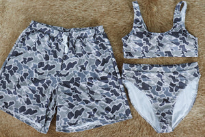 Grey Camo Men’s Shorts