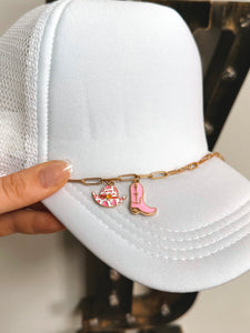 Western Gold Hat Chain