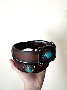 Leather Concho Ariat Belt