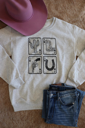 Western Chic Graphic Crewneck