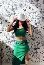 Load image into Gallery viewer, Green Yoko Two Piece Set