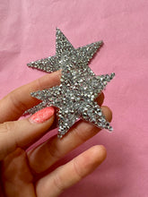 Load image into Gallery viewer, Silver Rhinestone Star Patch
