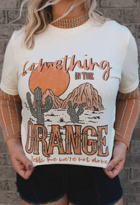 Something in the Orange T-Shirt