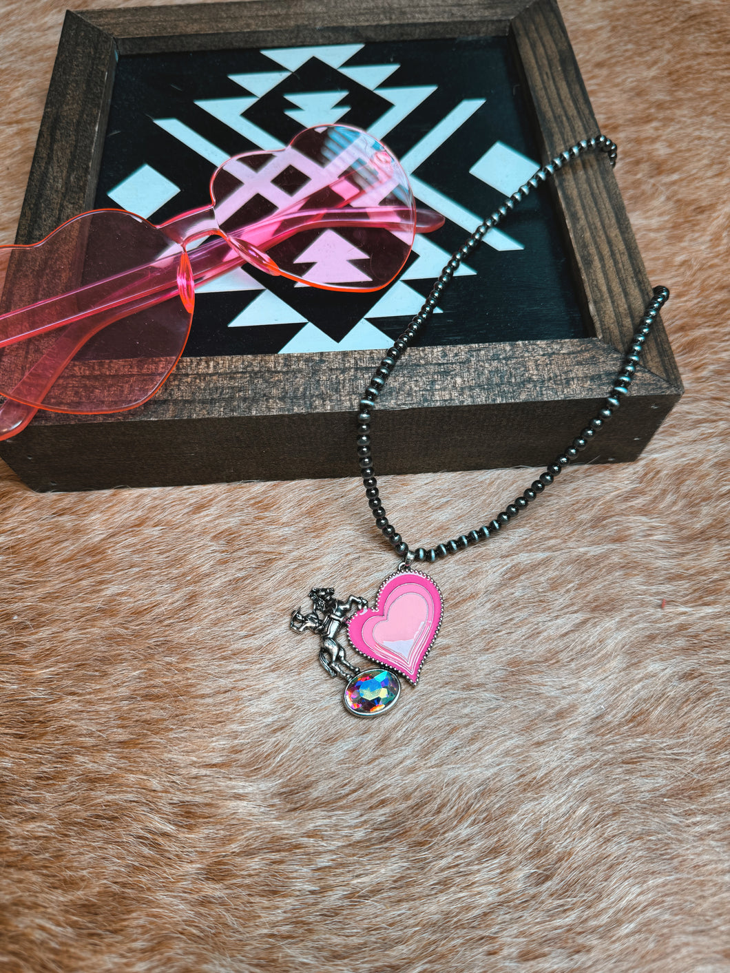 Cowboy Heart Navajo Necklace