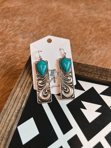 Tool Turquoise Earrings