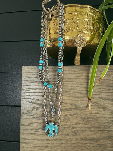 Thunderbird Layered Necklace