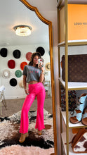 Load image into Gallery viewer, Neon Pink Sequin Pants