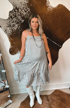 Load image into Gallery viewer, Coastal Cowgirl Stripe Dress