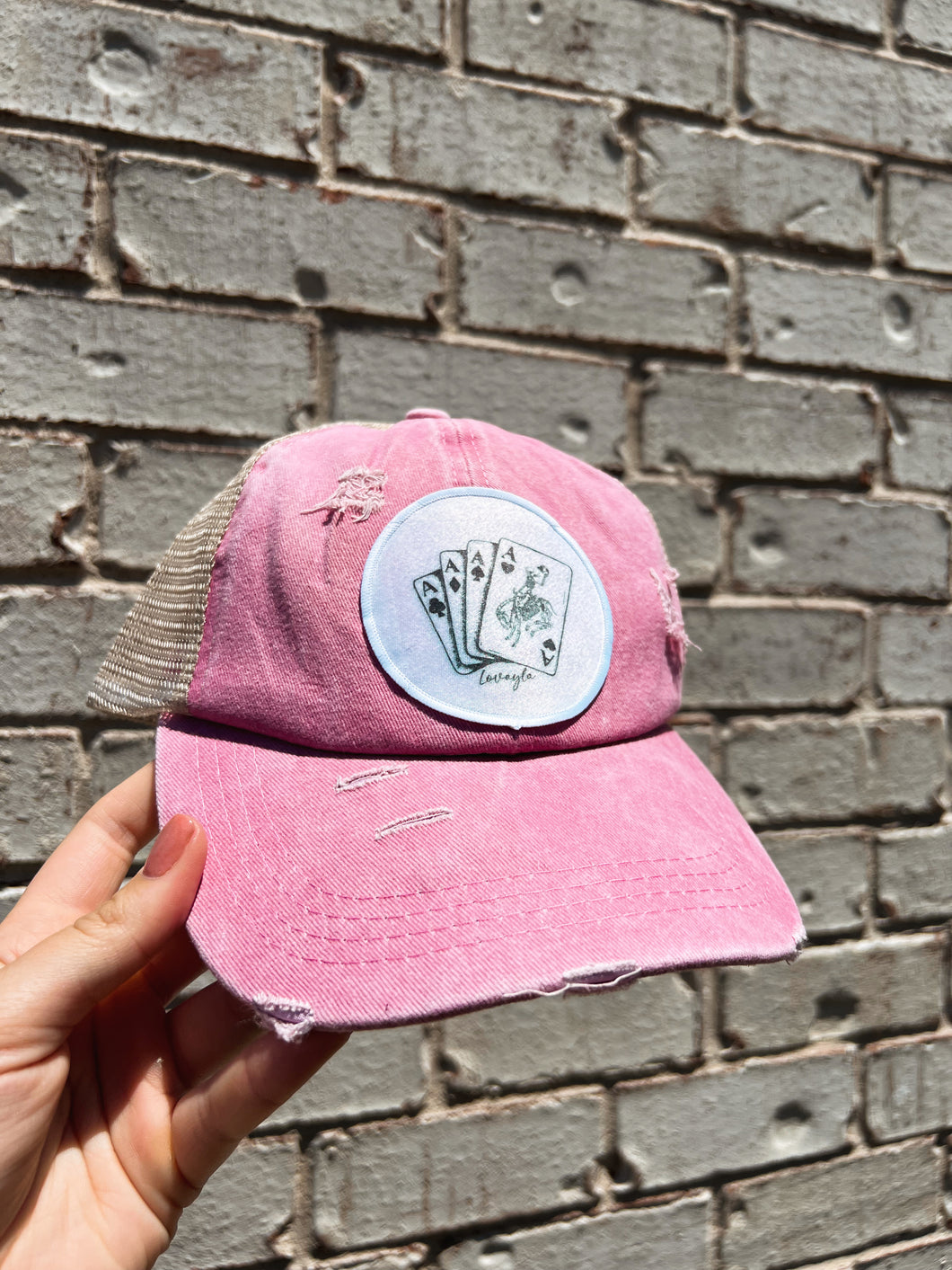 L. Pink Lovayla Aces Cap