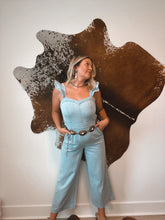 Load image into Gallery viewer, Soft Denim Western Jumpsuit