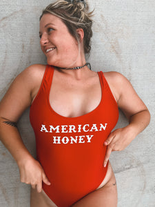 American Honey One Piece Swim Suit